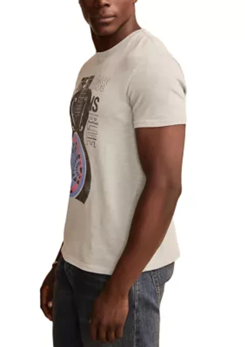 Blue Grass Guitar Graphic T-Shirt