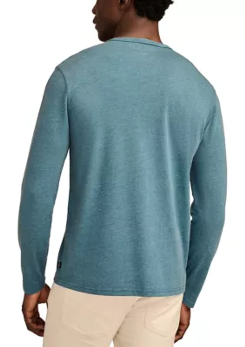 Big & Tall Venice Burnout Long Sleeve Shirt
