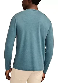 Big & Tall Venice Burnout Long Sleeve Shirt