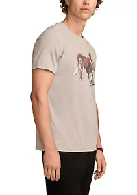 Big & Tall Short Sleeve St. Bernard Graphic T-Shirt