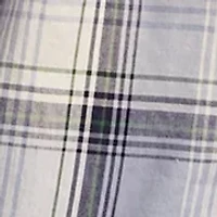 Big & Tall Long Sleeve Plaid One Pocket Poplin Shirt