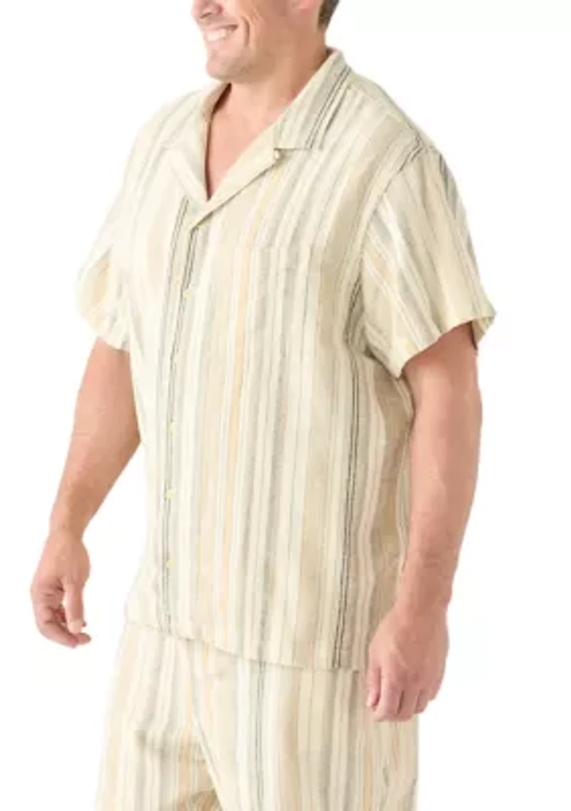 Big & Tall Casual Button Down Shirt