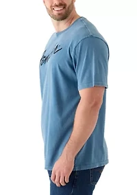 Big & Tall Short Sleeve Fender Logo Graphic T-Shirt