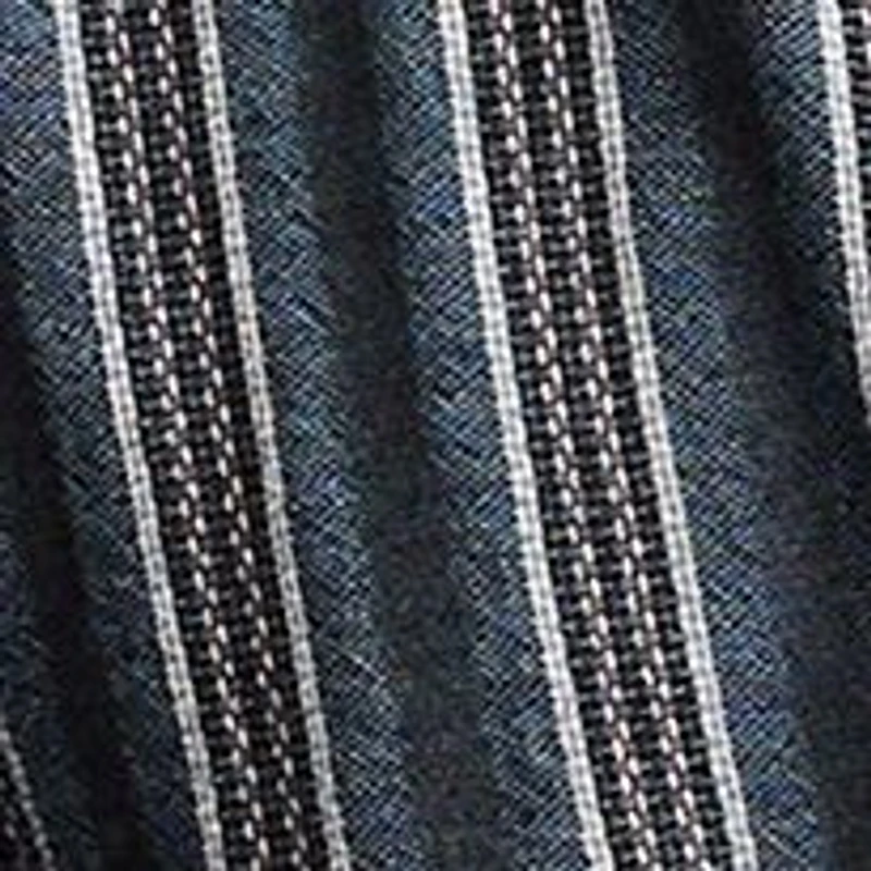 Big & Tall Short Sleeve Textured Stripe Camp Collar Shirt