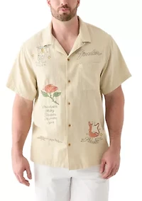 Big & Tall Fender Embroidered Shirt