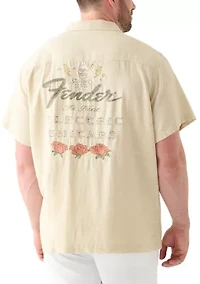 Big & Tall Fender Embroidered Shirt