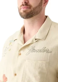 Big & Tall Fender Embroidered Shirt