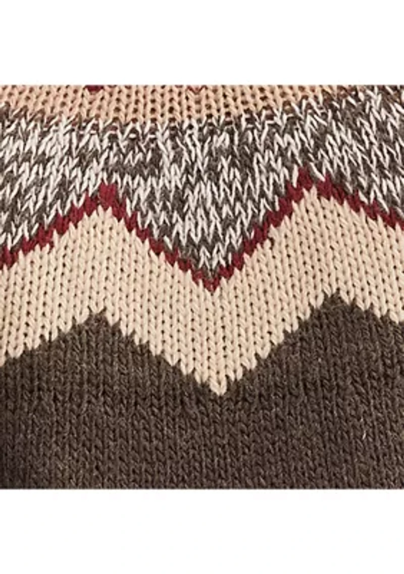 Men's Fair Isle Crew Neck Sweater