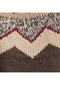 Men's Fair Isle Crew Neck Sweater
