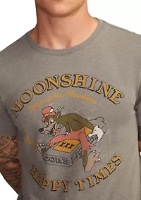 Men's Moonshine Wolf Graphic T-Shirt
