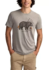 Men's Beer Bear Graphic T-Shirt