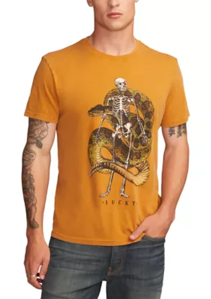Men's Live Fast Skeleton T-Shirt