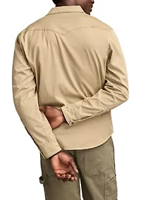 Long Sleeve Twill Western Shirt