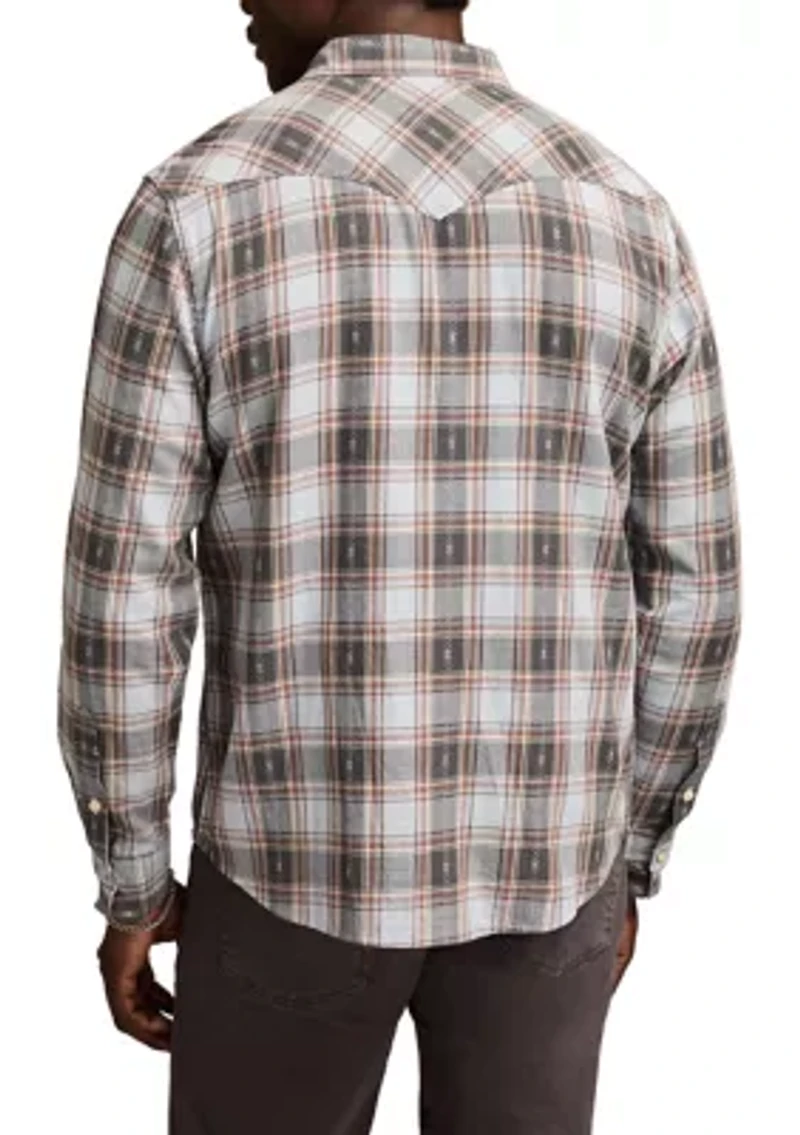 Long Sleeve Dobby Western Shirt