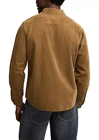 Long Sleeve Corduroy Utility Shirt