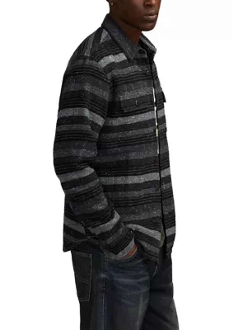 Men's Snow Heather Flannel Shirt