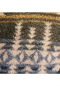 Men's Sherpa Printed 1/4 Zip Jacket