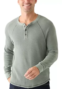 Birdseye Thermal Henley Shirt