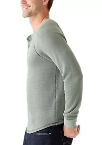 Birdseye Thermal Henley Shirt