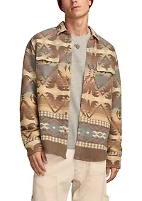 Men's Jacquard Flannel Shirt