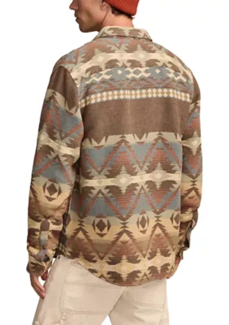 Men's Jacquard Flannel Shirt