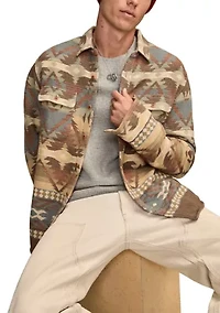 Men's Jacquard Flannel Shirt