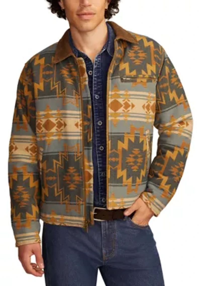 Jacquard Blanket Jacket