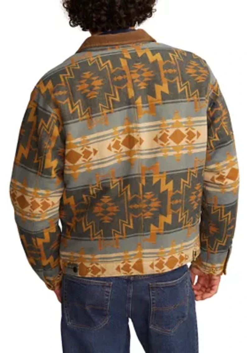 Jacquard Blanket Jacket