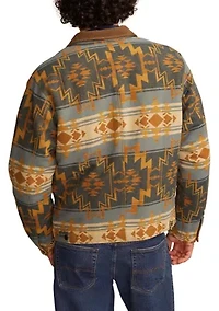 Jacquard Blanket Jacket