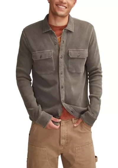 Thermal Button Up Shirt