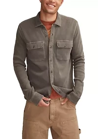 Thermal Button Up Shirt