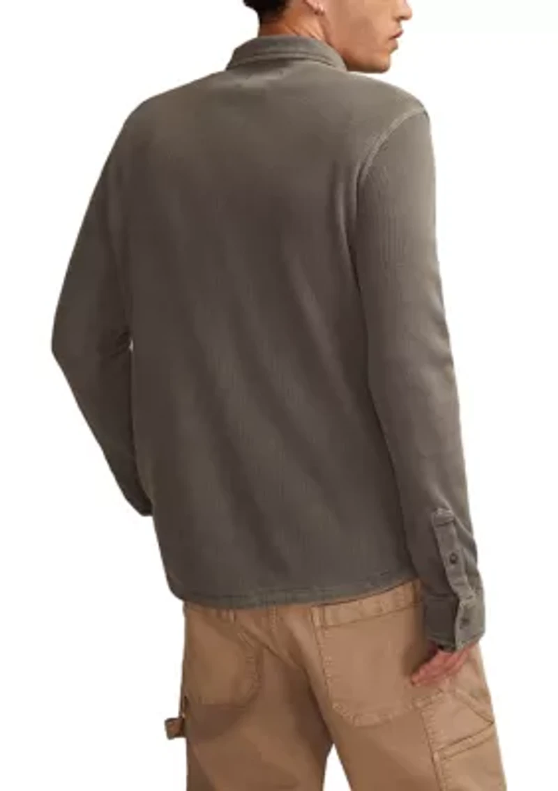 Thermal Button Up Shirt