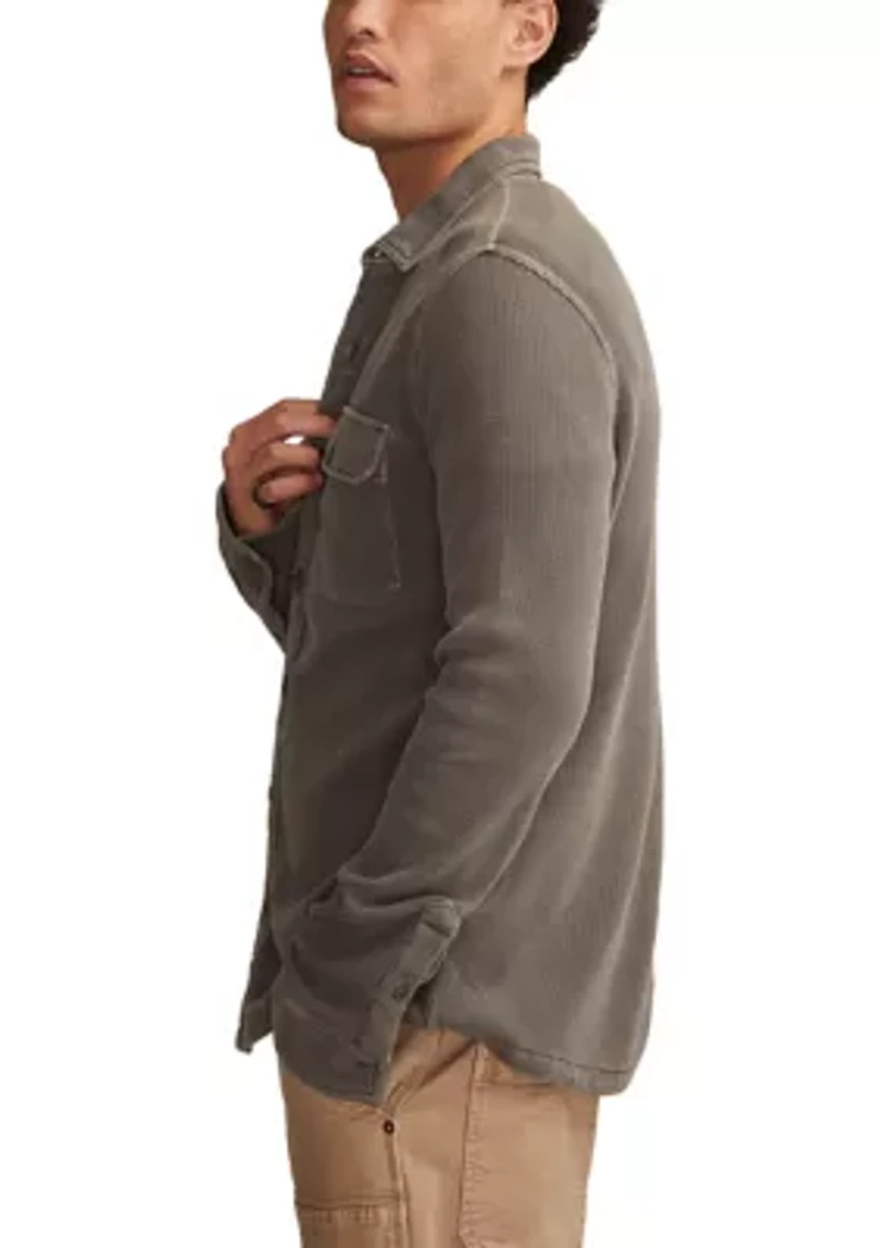 Thermal Button Up Shirt