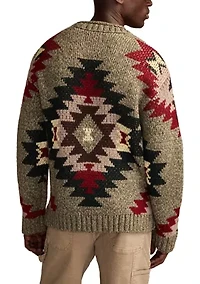 Men's Novelty Crew Neck Sweater