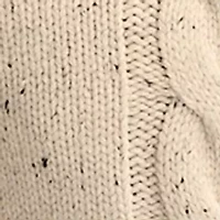 Men's Nep Cable V-Neck Sweater