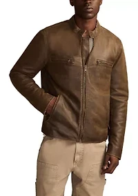 Washed Leather Bonneville Jacket