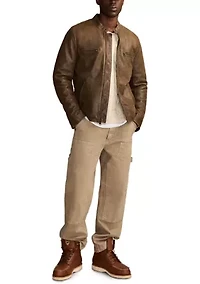 Washed Leather Bonneville Jacket