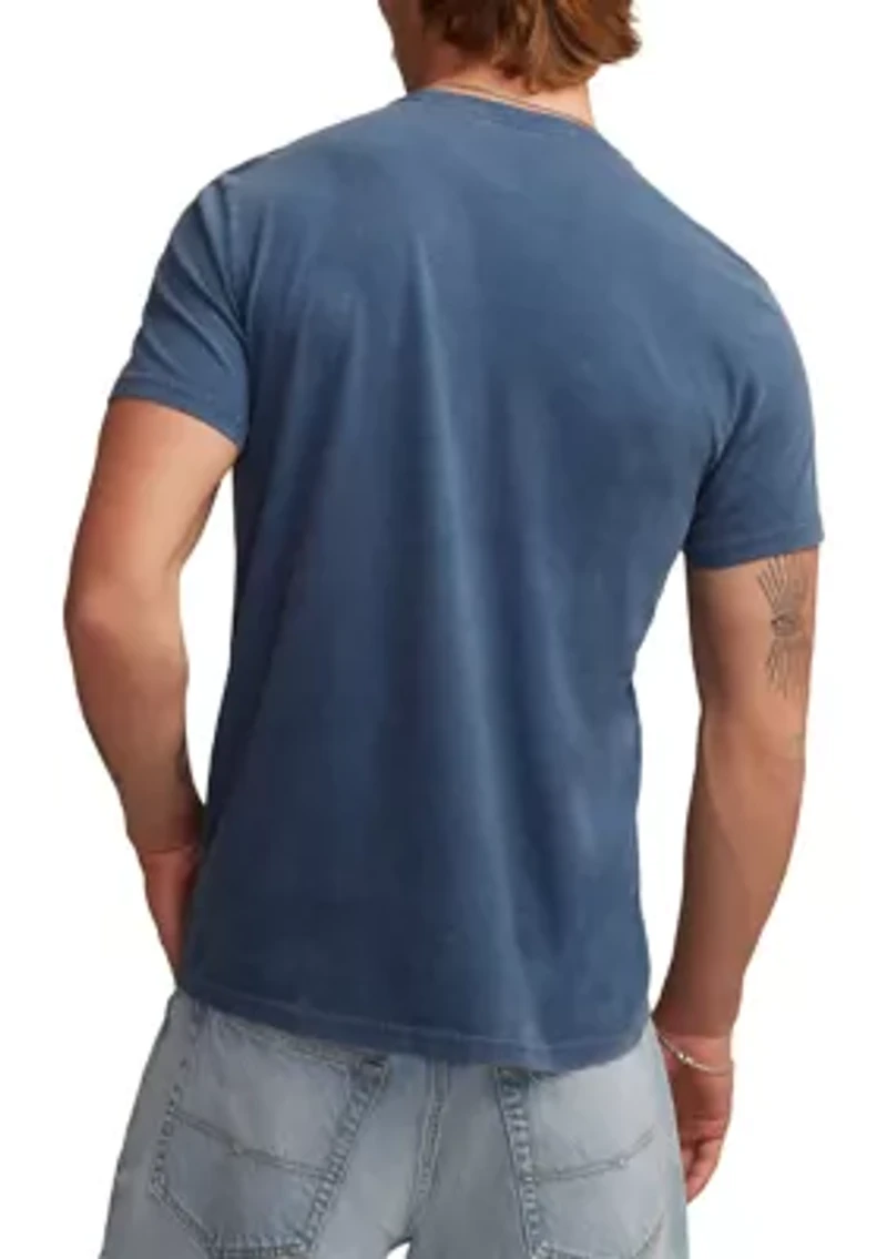 Men's Rolling Stones Denim Patch T-Shirt