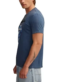 Men's Rolling Stones Denim Patch T-Shirt