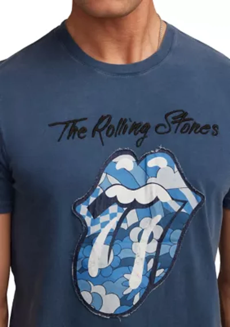 Men's Rolling Stones Denim Patch T-Shirt