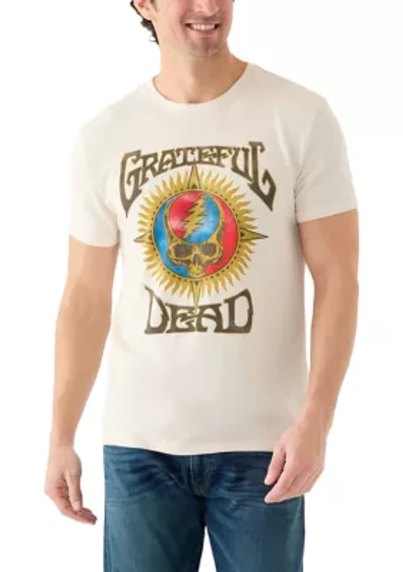 Men's Grateful Dead Real Skull Graphic T-Shirt