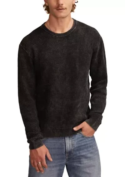 Waffle Crew Sweater