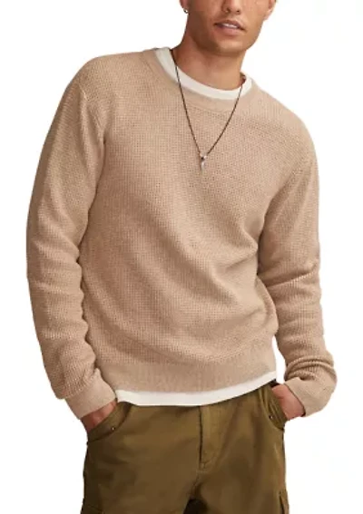 Waffle Crew Sweater