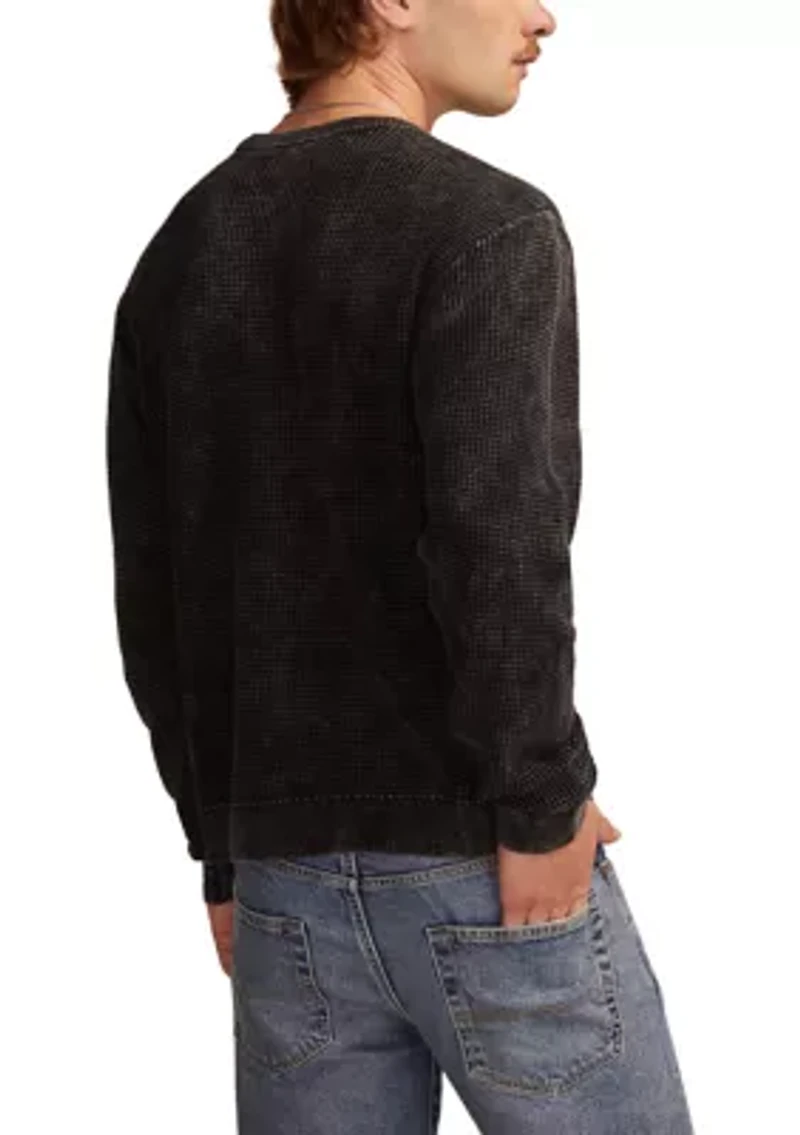 Waffle Crew Sweater