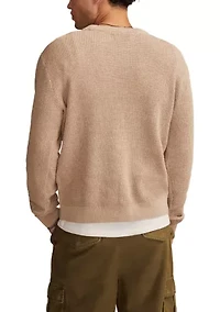 Waffle Crew Sweater