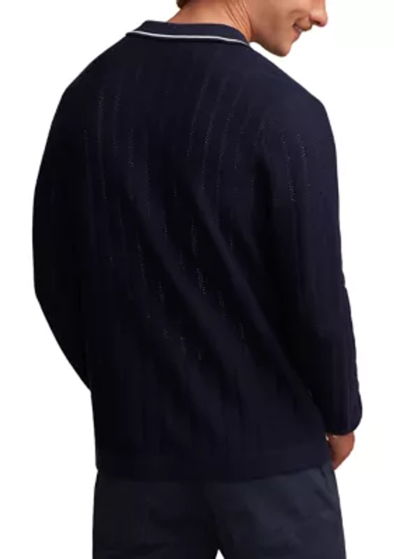 Women's Long Sleeve Button Down Sweater