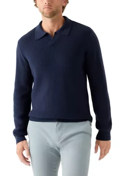 Men's Johnny Collar Polo Sweater