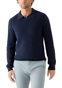 Men's Johnny Collar Polo Sweater