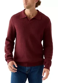 Men's Johnny Collar Polo Sweater