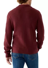 Men's Johnny Collar Polo Sweater